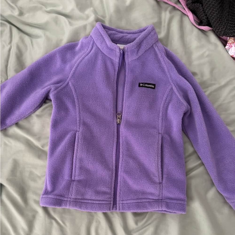 Columbia Kids Purple Fleece Jacket